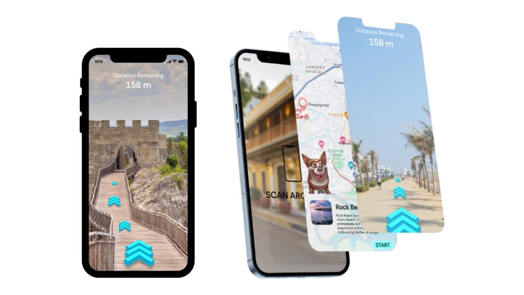 AR app for tourism