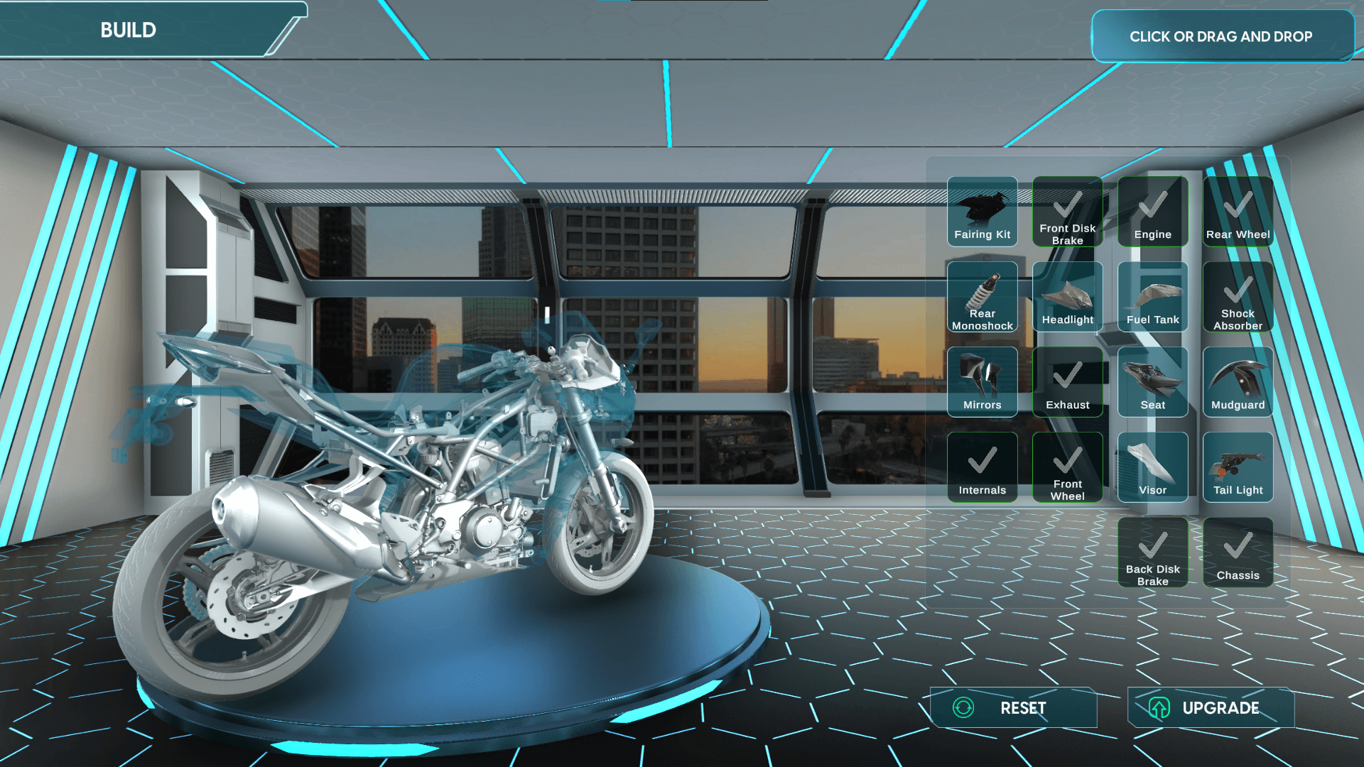 Kidzania - Bike design studio interactive 3D simulation