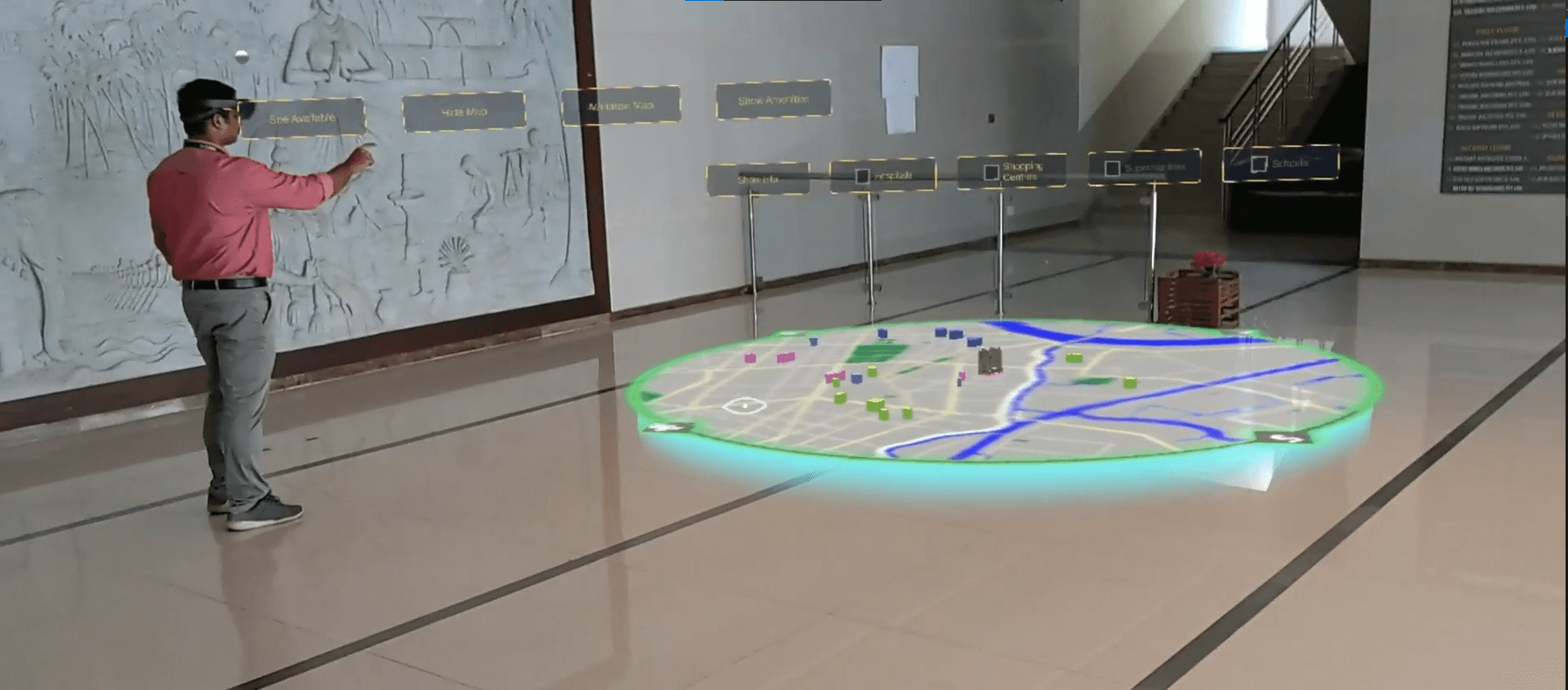 Building visualization in mixed reality using Microsoft HoloLens